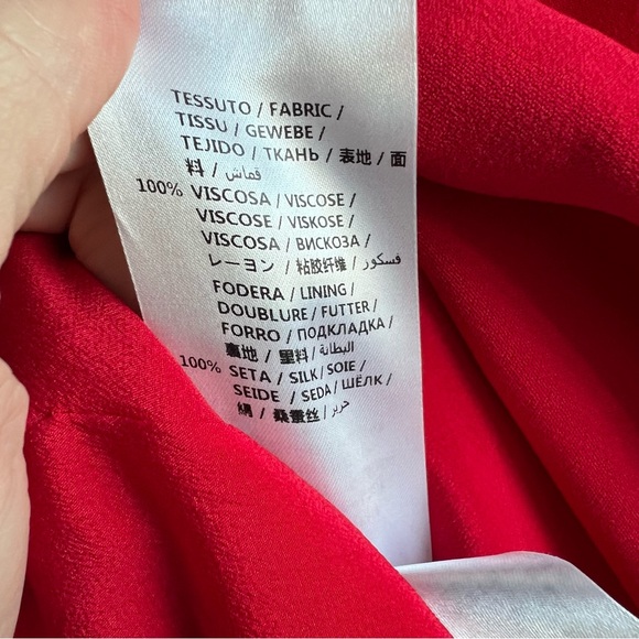 Alexander McQueen Red Cape-Back Mini Dresss - Picture 10 of 10